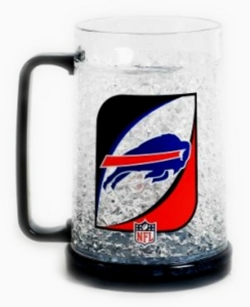 Buffalo Bills Plastic Crystal Freezer Mugs - Set of 4