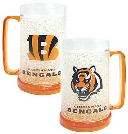 Cincinnati Bengals Plastic Crystal Freezer Mugs - Set of 4