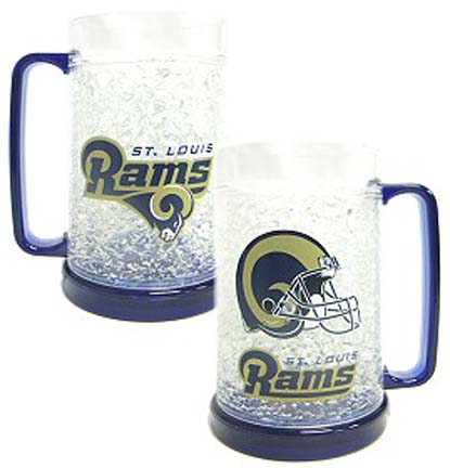 St. Louis Rams Plastic Crystal Freezer Mugs - Set of 4