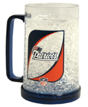 New England Patriots Plastic Crystal Freezer Mugs - Set of 4