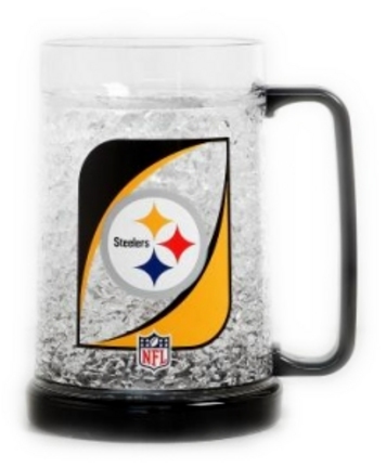 Pittsburgh Steelers Plastic Crystal Freezer Mugs - Set of 4