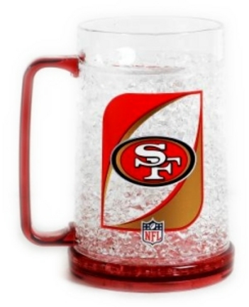 San Francisco 49ers Plastic Crystal Freezer Mugs - Set of 4