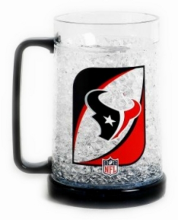 Houston Texans Plastic Crystal Freezer Mugs - Set of 4