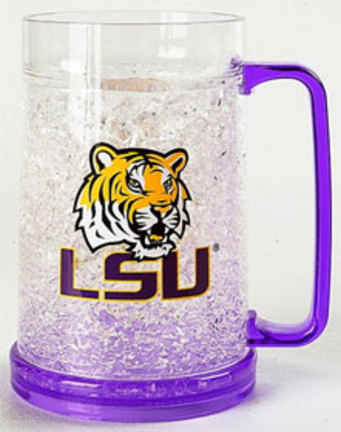 Louisiana State (LSU) Tigers Plastic Crystal Freezer Mugs - Set of 4