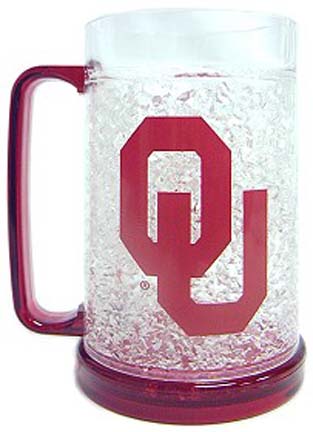 Oklahoma Sooners Plastic Crystal Freezer Mugs - Set of 4