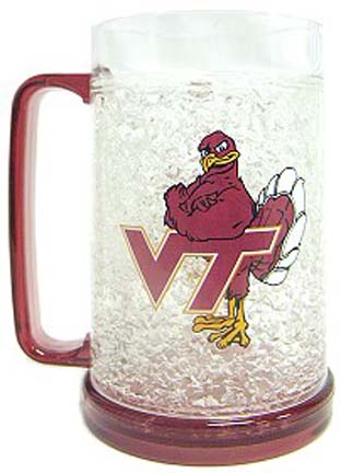Virginia Tech Hokies Plastic Crystal Freezer Mugs - Set of 4