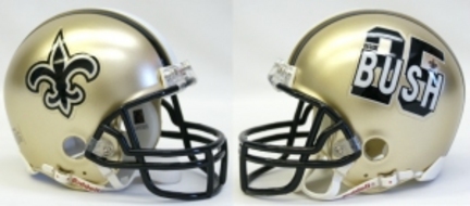 Reggie Bush New Orleans Saints Riddell Replica Mini Football Helmet