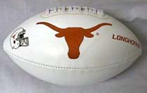 Texas Longhorns Embroidered Full Size Football from Fotoball