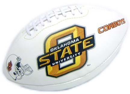 Oklahoma State Cowboys Embroidered Full Size Football from Fotoball