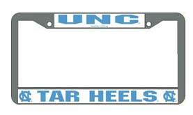 North Carolina Tar Heels Chrome License Plate Frame - Set of 2