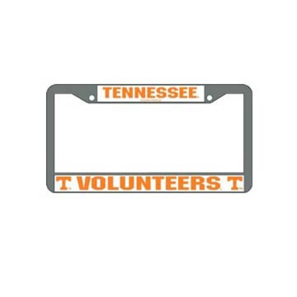 Tennessee Volunteers Chrome License Plate Frame - Set of 2
