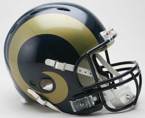 St. Louis Rams NFL Revolution Authentic Pro Line Full Size Helmet from Riddell