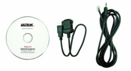 Windows Computer Software and Cables (for use with the Ultrak 2000 Multiple Event Memory Stopwatch / Timer with Built-In