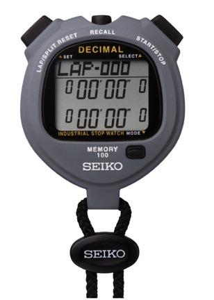 100 Lap Memory Seiko Stopwatch (Black)