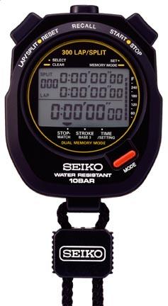 300 Lap Memory Seiko Stopwatch for Aquatic Sports