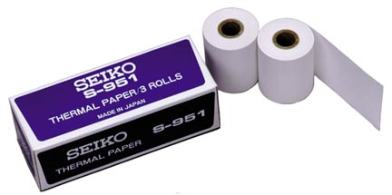 Large Thermal Stopwatch Printer Paper (3 large rolls) from Seiko