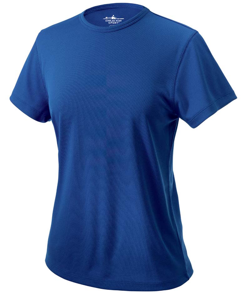 Women's Solid Wicking Tee Shirt from Charles River Apparel