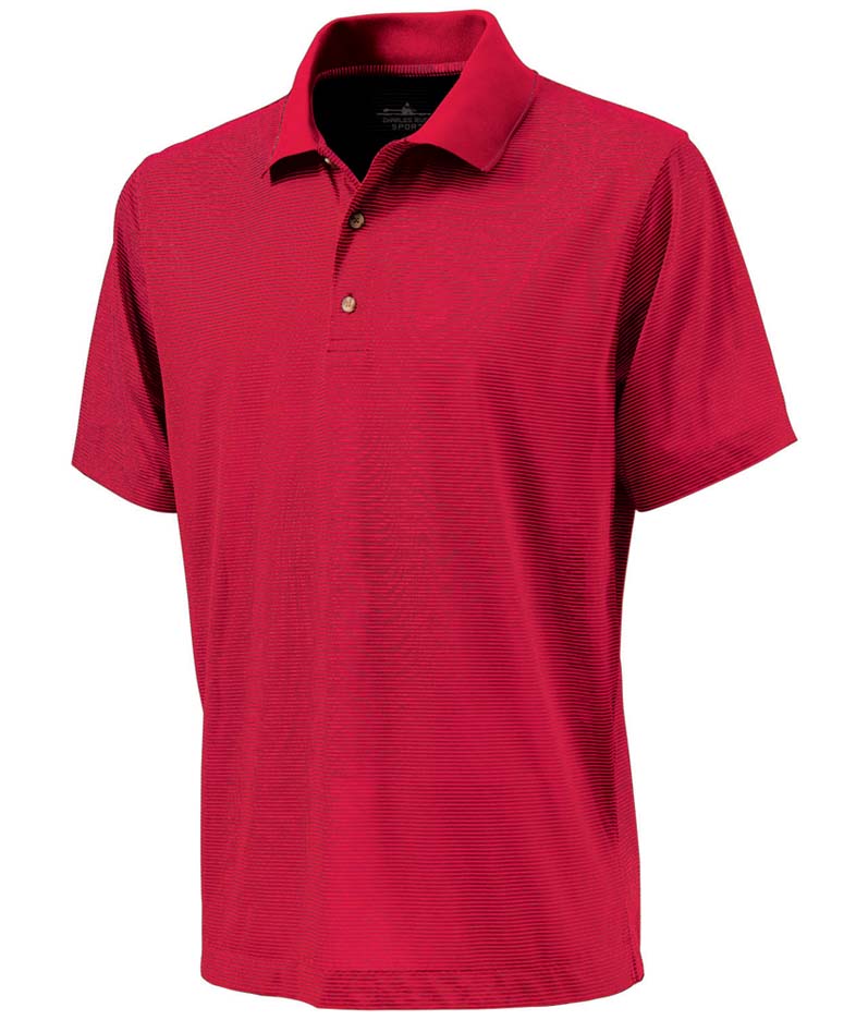 Men's Micro Stripe Polo Shirt from Charles River Apparel