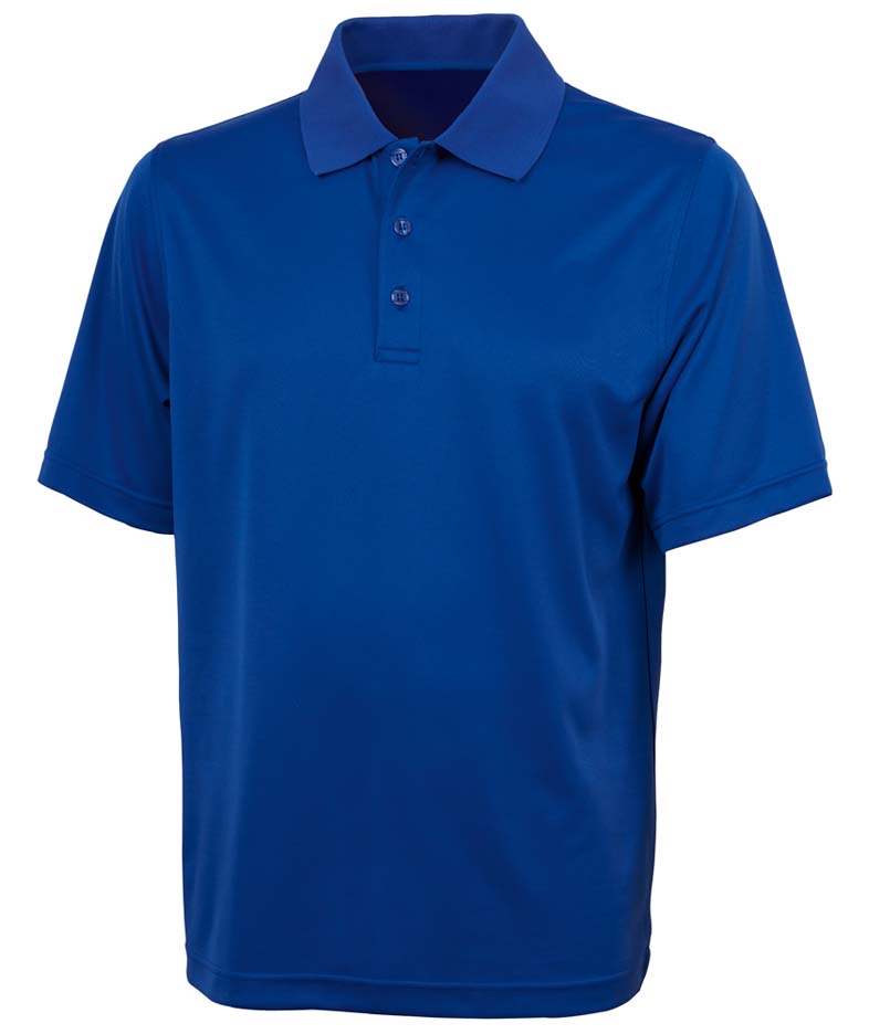 Men's Color Blocked Smooth Knit Wicking Polo from Charles River Apparel