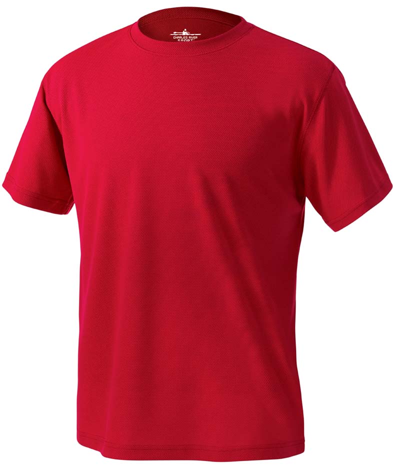 Men's Solid Wicking Tee Shirt from Charles River Apparel