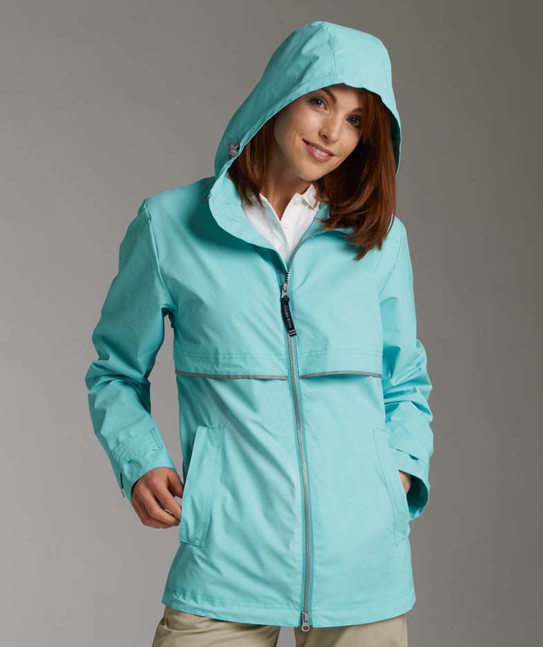Women's New Englander Waterproof Rain Jacket by Charles River Apparel