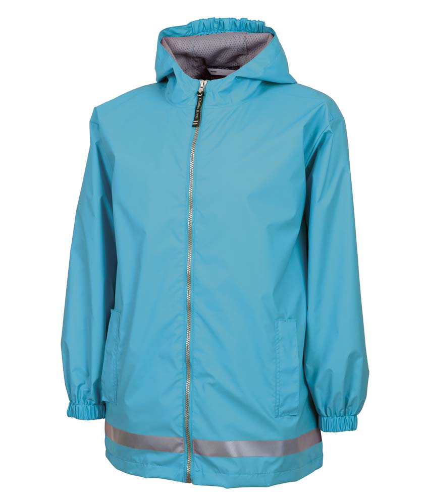 Youth New Englander Waterproof Rain Jacket by Charles River Apparel