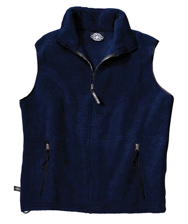 The "Kids' Collection" Youth Ridgeline Fleece Vest from Charles River Apparel