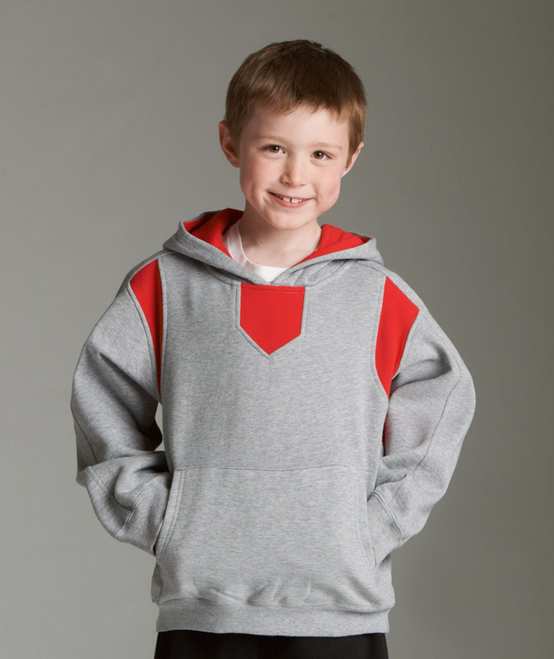 The Youth Spirit Logo Hooded Sweatshirt from Charles River Apparel