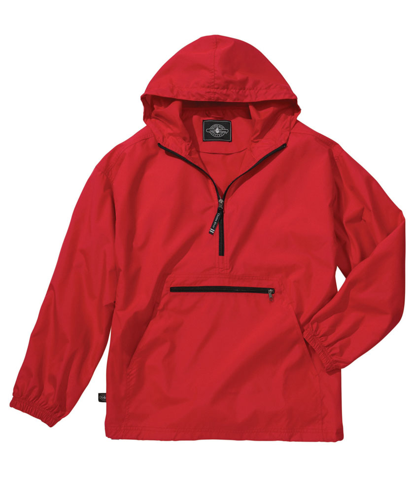 The "Kids' Collection" Youth Pack-N-Go Pullover Jacket from Charles River Apparel