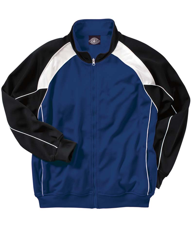 The "Kids' Collection" Boys' Olympian Warm-up Jacket from Charles River Apparel