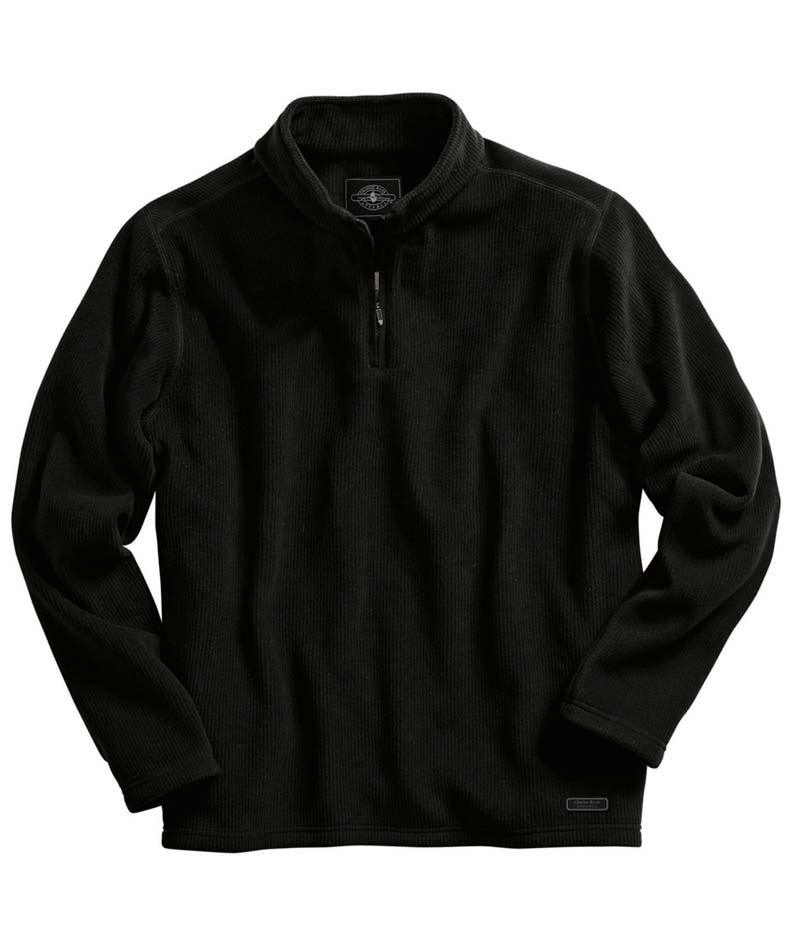 Bonded Corduroy Fleece Pullover Jacket from Charles River Apparel