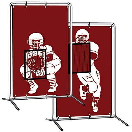 Cimarron 2-Sport "Baseball / Softball" Catcher Vinyl Backstop With Frame