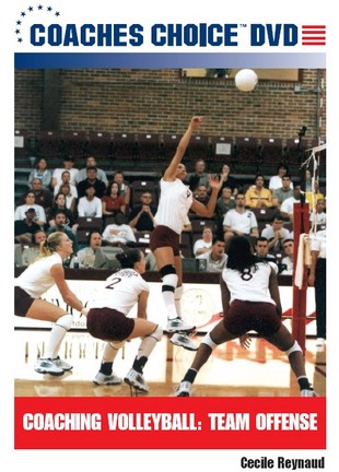 Coaching Volleyball: Team Offense (DVD) by Cecile Reynaud