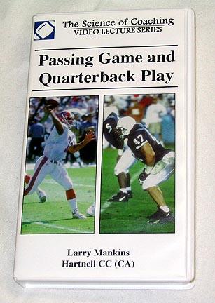 Passing Game and Quarterback Play (video) by Larry Mankins (VHS)