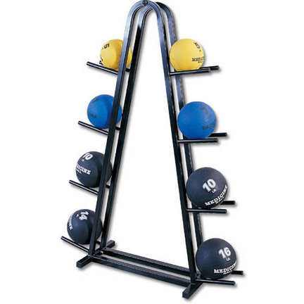 Double Sided Medicine Ball Rack (Holds 8 balls)