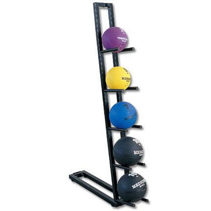 Single Sided Medicine Ball Rack (Holds 5 balls)