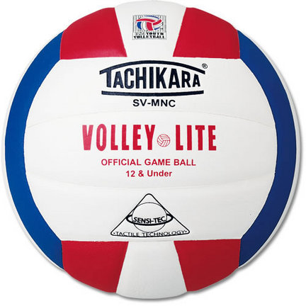 Volley-Lite&reg; Volleyball from Tachikara  (Red / White / Blue)