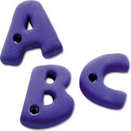 Alphabet Rock Climbing Wall Hand Holds (Set of 26)