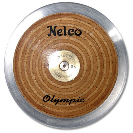 Nelco N1103A Laminated Olympic Wood Discus 2K
