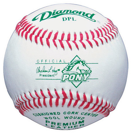 Diamond Pony League Competition Baseballs - 1 Dozen