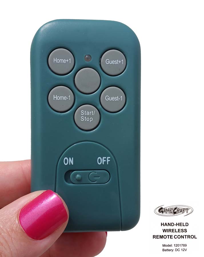 Wireless Remote Control (for use with Indoor / Outdoor Tabletop Scoreboard)