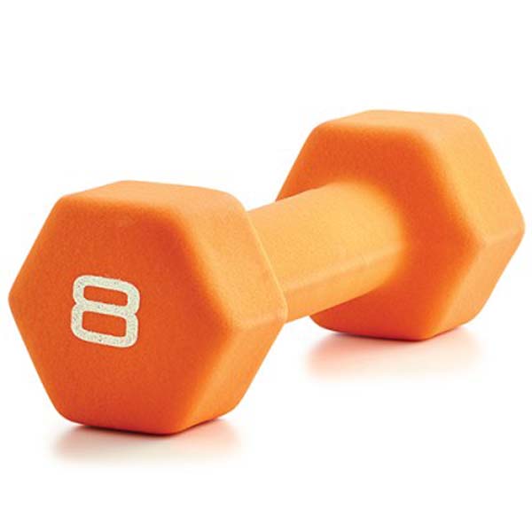 8 lb. Neoprene Dumbbell (PEACH)