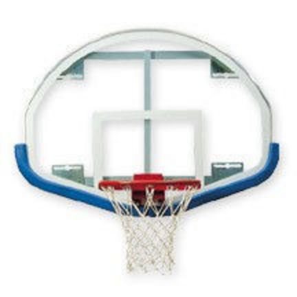 Bison 39" x 54" Fan-Shaped Backboard with Padding