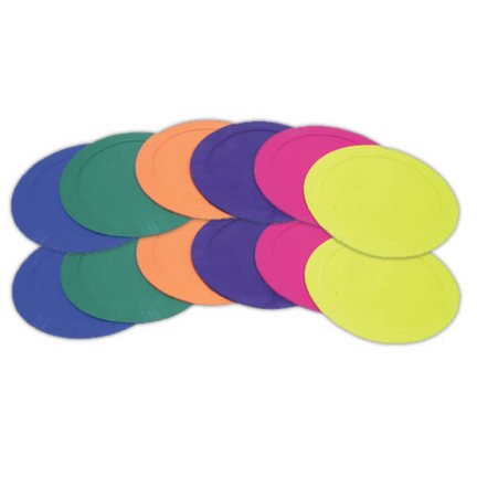 9'' Fluorescent Spots / Markers (1 Dozen)