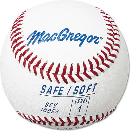 Safe/Soft Level 1 Baseballs - Ages 5 - 7 (1 Dozen)