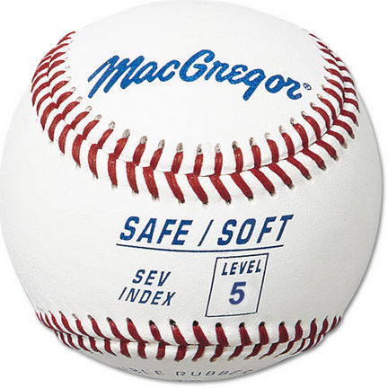 Safe/Soft Level 5 Baseballs - Ages 8 - 12 (1 Dozen)