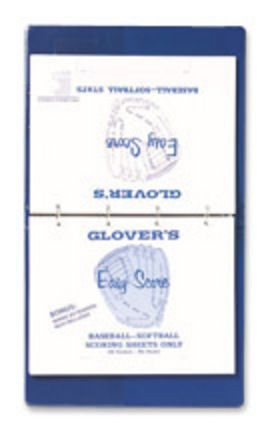 Glover's Baseball / Softball Score Sheets