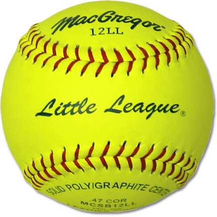 MacGregor&REG; 12'' Little League&REG; Softballs (1 Dozen)