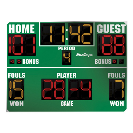 MacGregor&REG; 6' x 8' Basketball Scoreboard