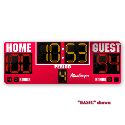 MacGregor&REG; 3' x 8' Basketball Scoreboard with Double Bonus